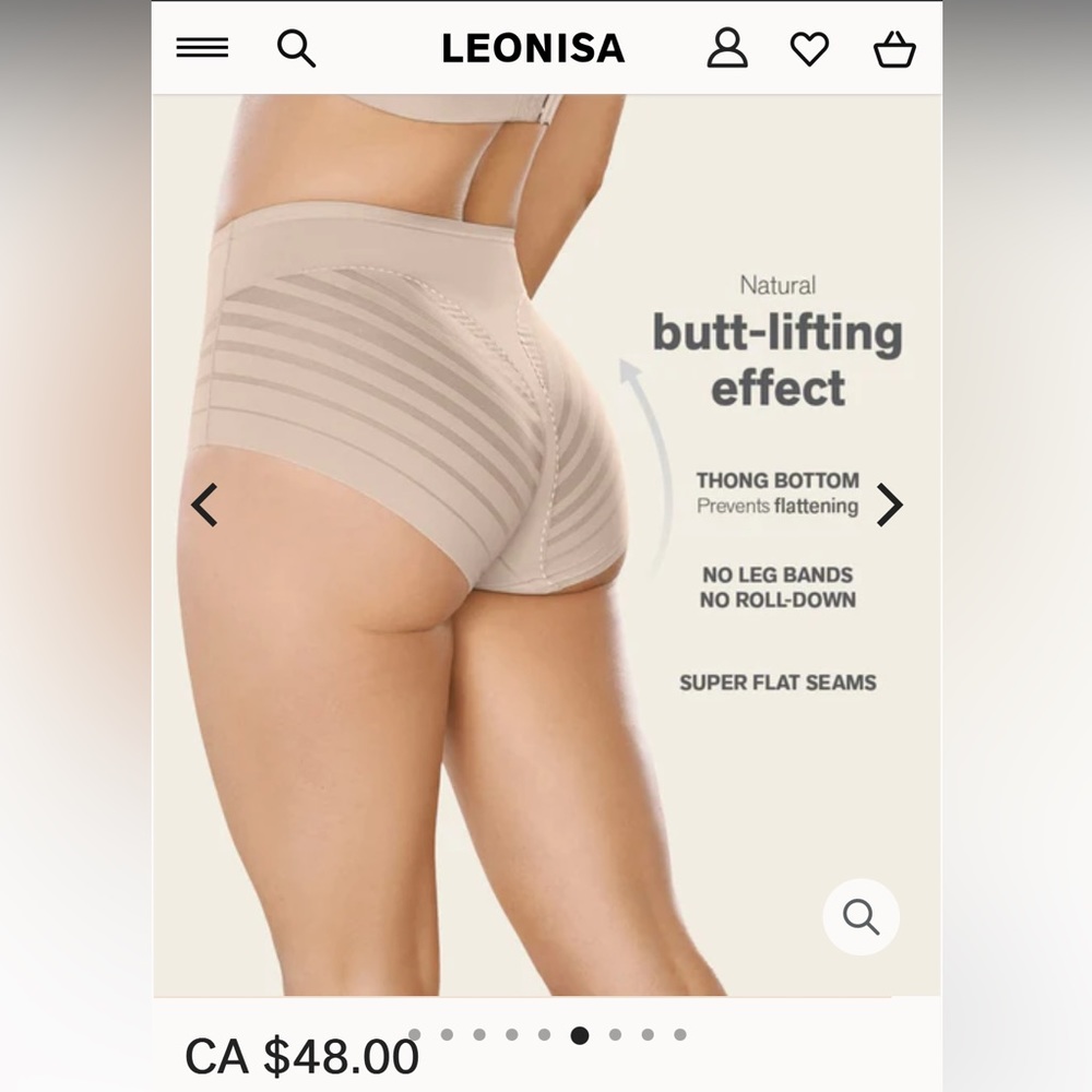 NWT Leonisa Shaper Panty Size Small